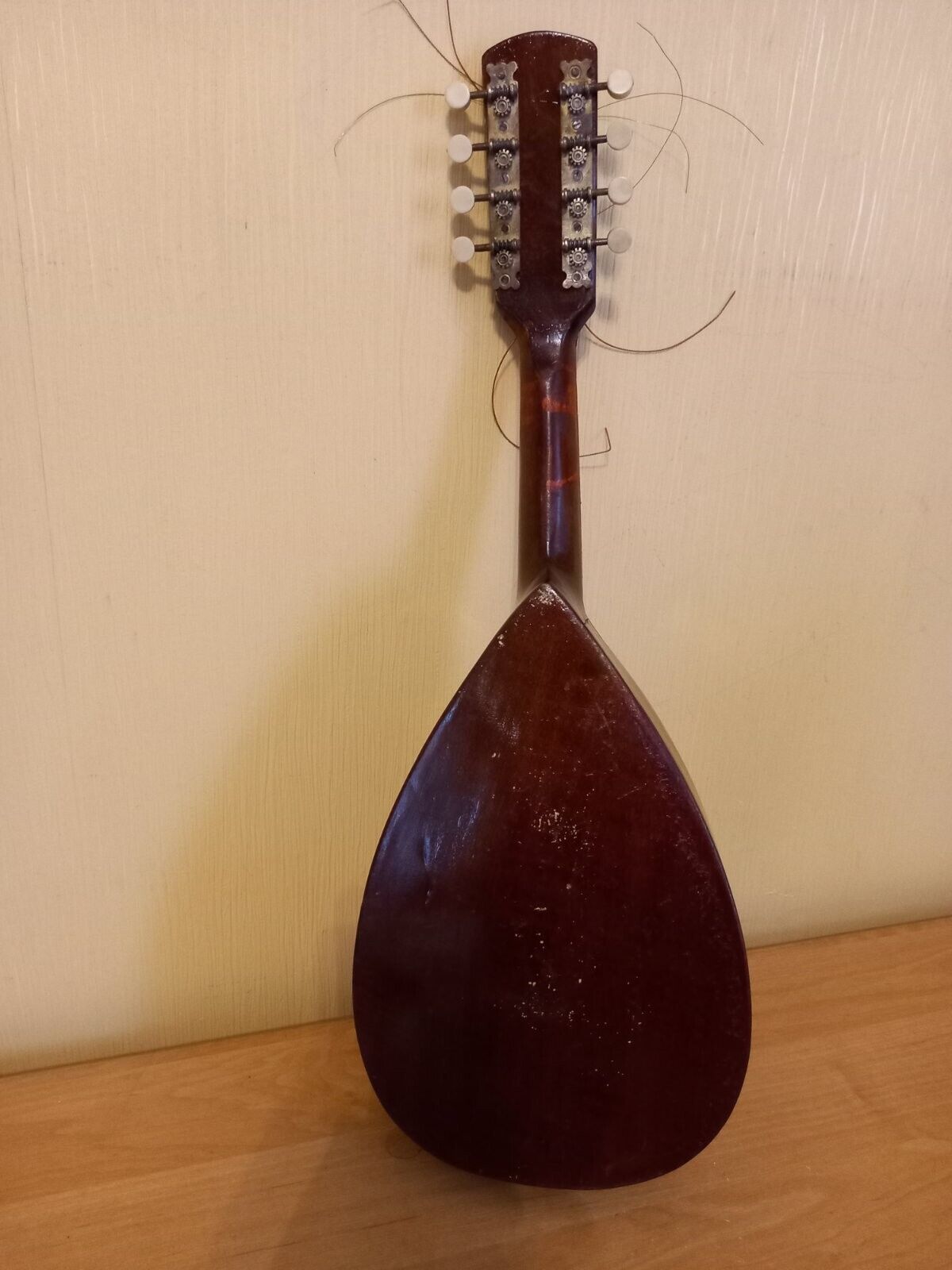 Unknown Italian Mandolin Folk Instrument Vintage 8 String