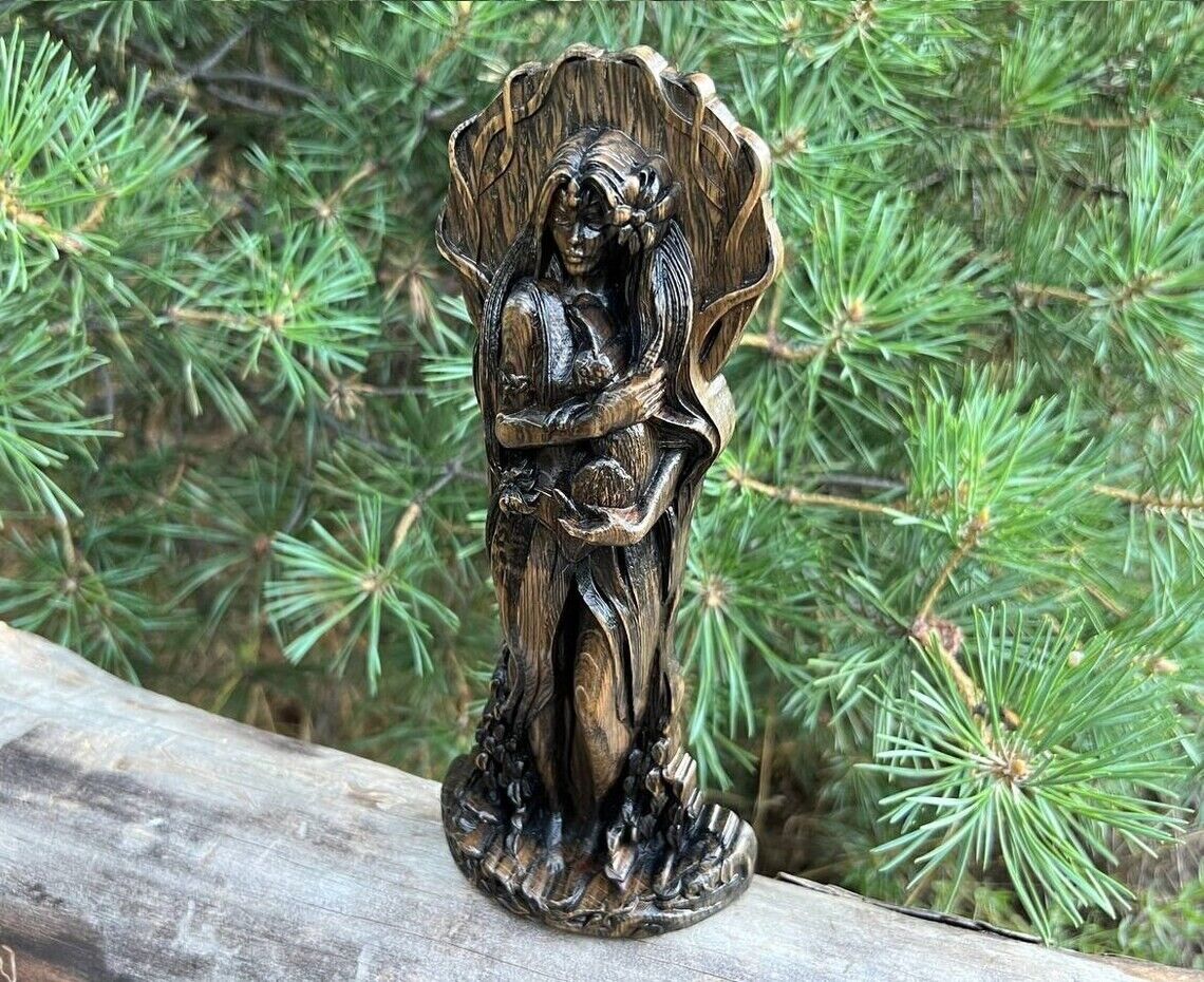 18" Ostara, Wiccan Goddess statue, Ancient Mythology wicca, altar, Nature, witch