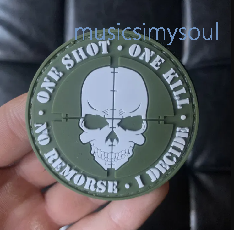 Ukraine patch 3D hook and loop closure 101INC - One Shot One Kill