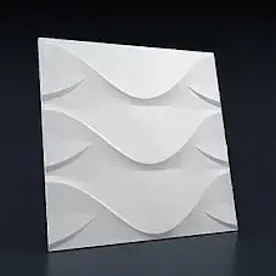 2pcs Panels Wall ABS Stone Art Plastic Mold Decor 3D Plaster Tile Form Design