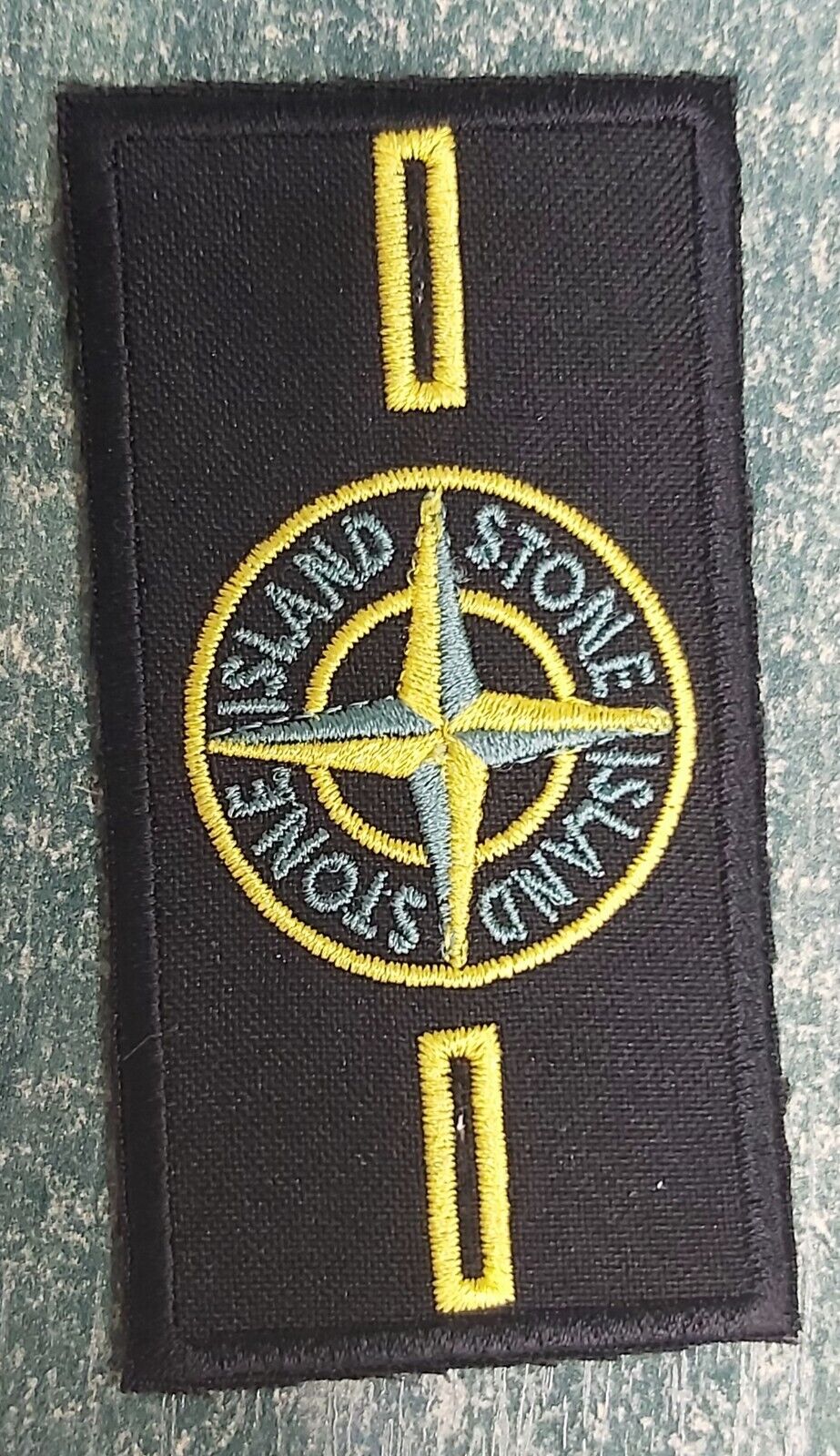 Ukraine Patch - Stone Island With Two Holes for Buttons