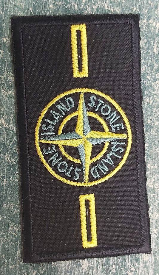 Ukraine Patch - Stone Island With Two Holes for Buttons