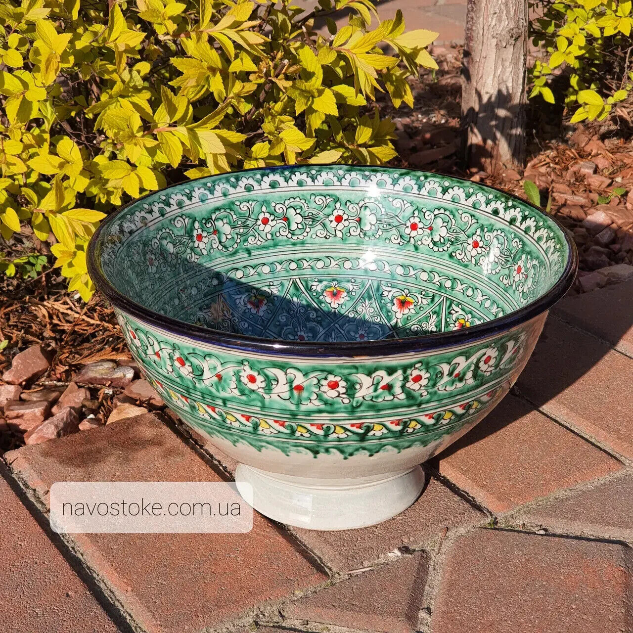 New Fruit Bowl Ceramic Ukraine House Gift Hand Painted Decor Ukrainian Ornament