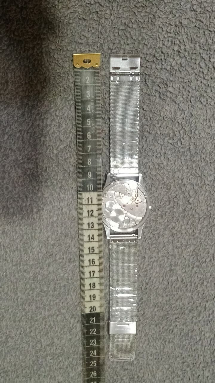 Vintage Watch USSR MOLNIJA Marriage 3602 Mechanical Wristwatch 18Jewels Red Dial
