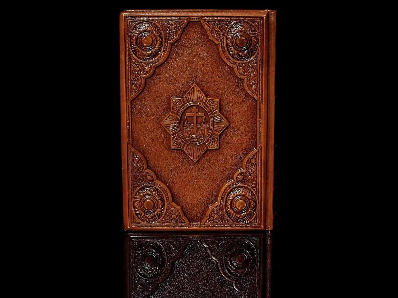 in Russian Book Bible Leather Библия Новый Завет 15х22cm Кожа Gift Exclusive