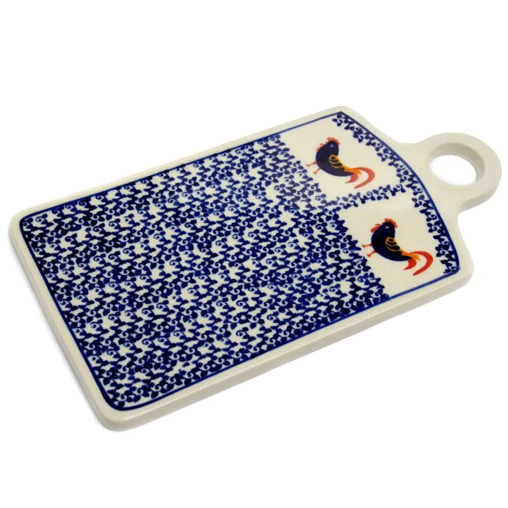 New Board Ceramic Rectangular Ukrainian Ornament Hand Painted Stand For Hot Meal