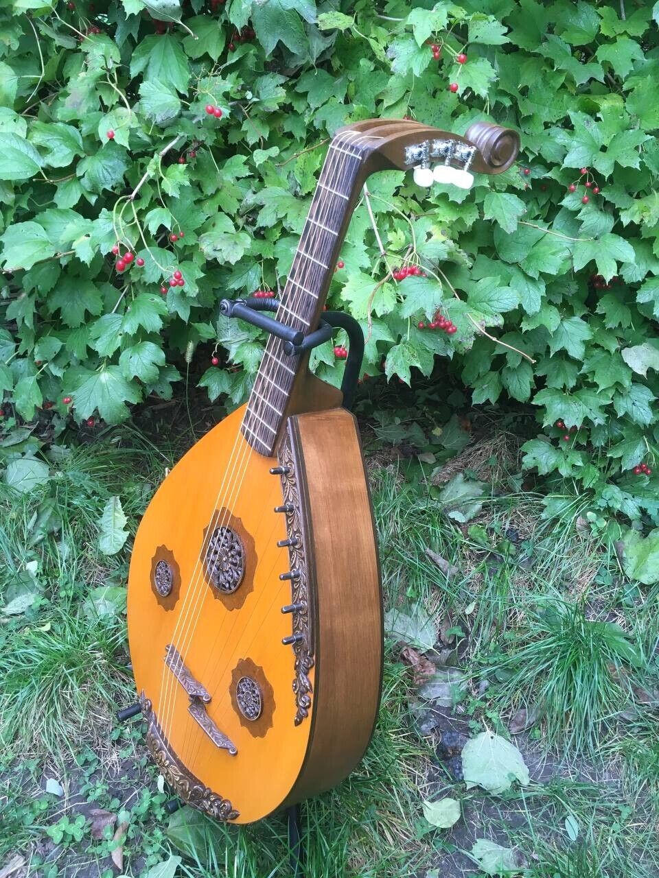 NEW Kobza 12 String Vihuela Ukraine Lute Folk Guitar Handmade Unique