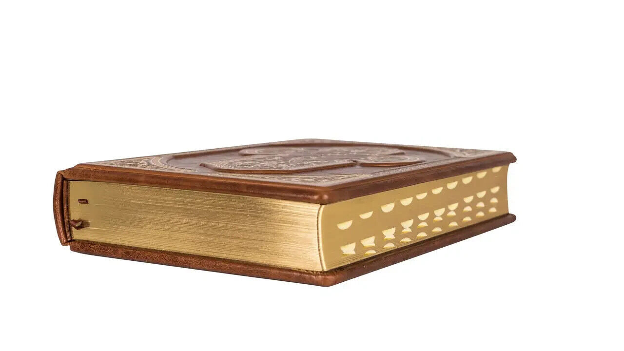 in Ukrainian Book Bible Leather Gift Exclusive Книги Святого Письма Біблія Шкіра