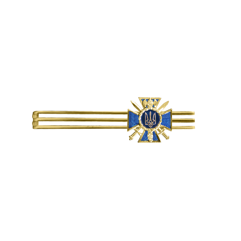 NEW Tie Clip of the Security Services of Ukraine SBU Metal Souvenir Clasp Clamp