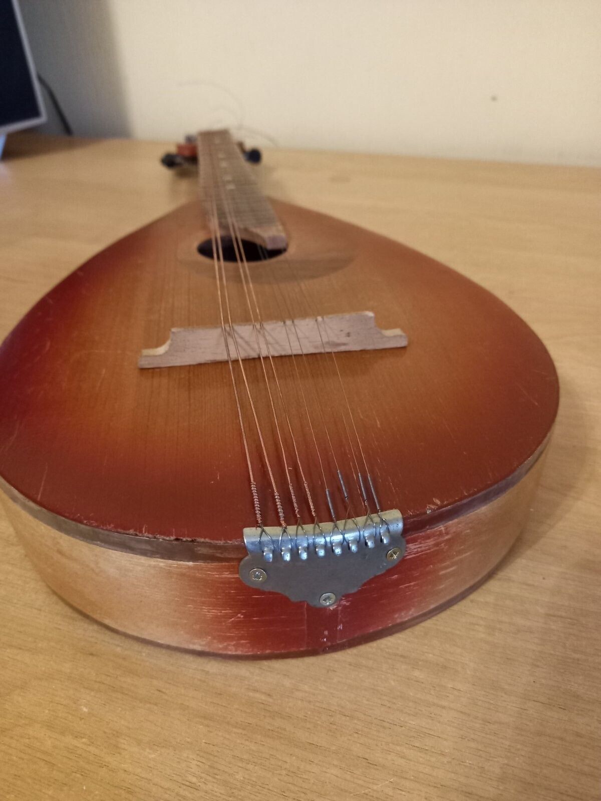 Mandolin Lviv Folk Instrument USSR Soviet Mandolina 8 String Vintage