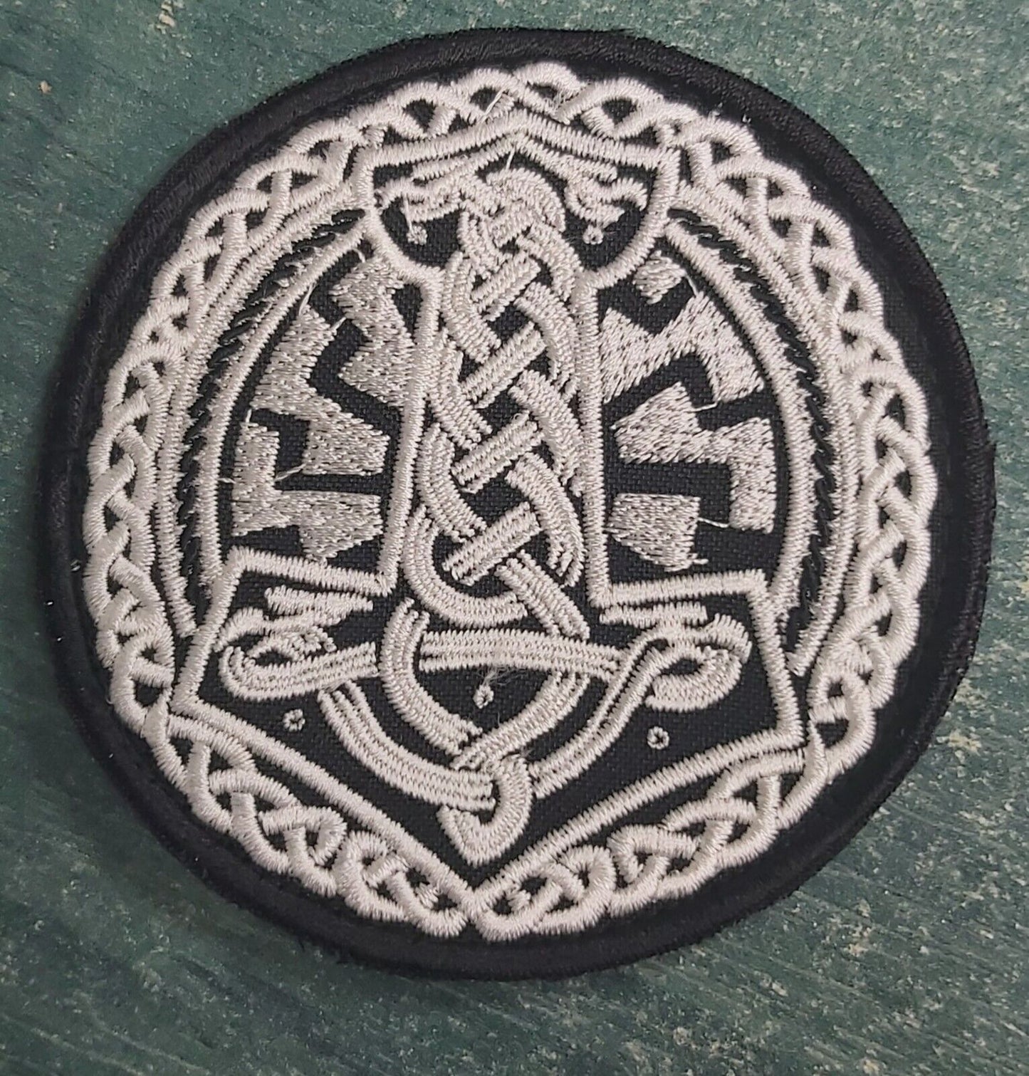 Ukraine Patch - Valknut. Amulet of the ancient Scandinavians