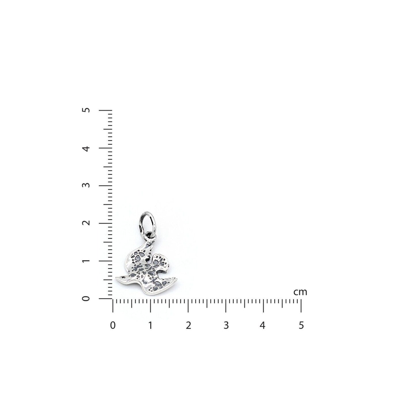 Silver 925 Pendant Dove Bird Jewelry Necklace