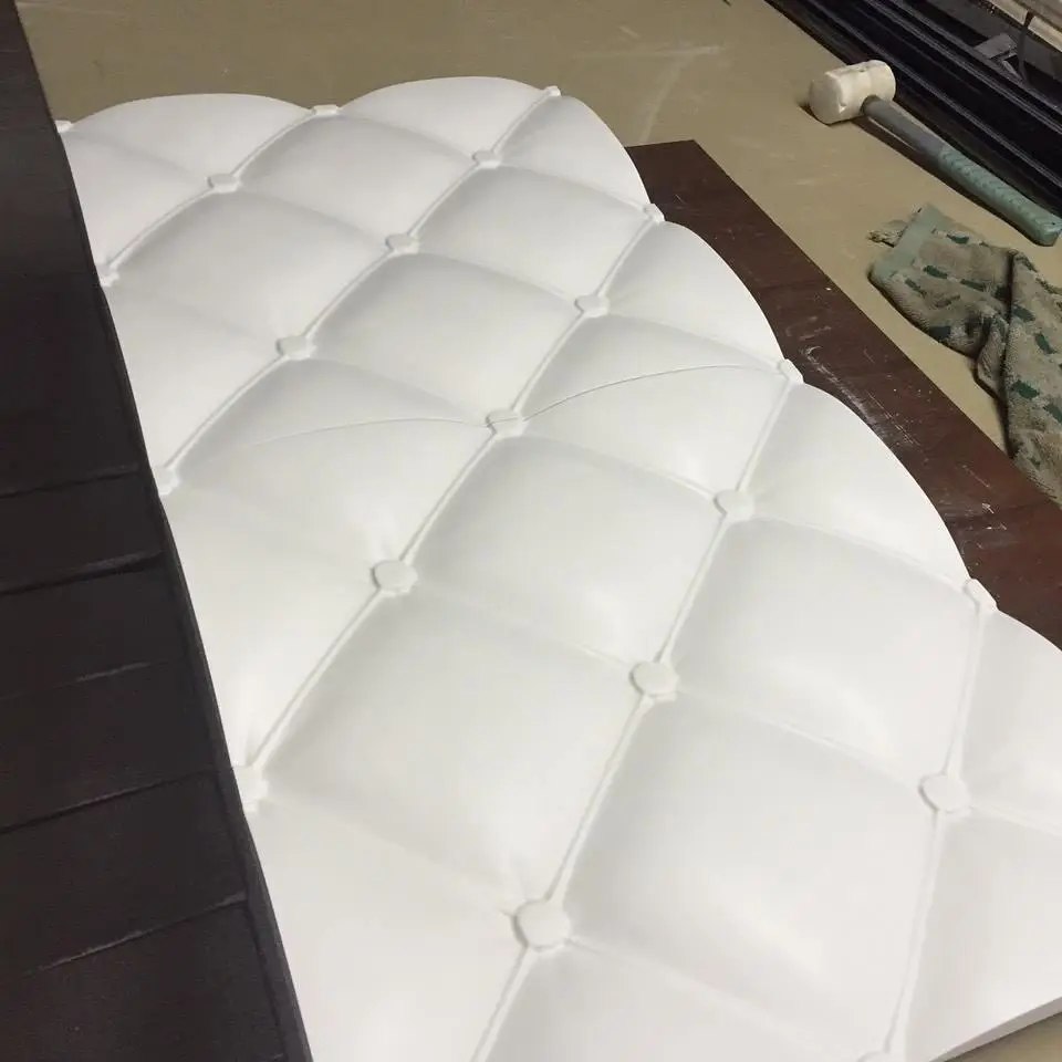 2pcs Panels Wall ABS Stone Art Plastic Mold Decor 3D Plaster Tile Form Design