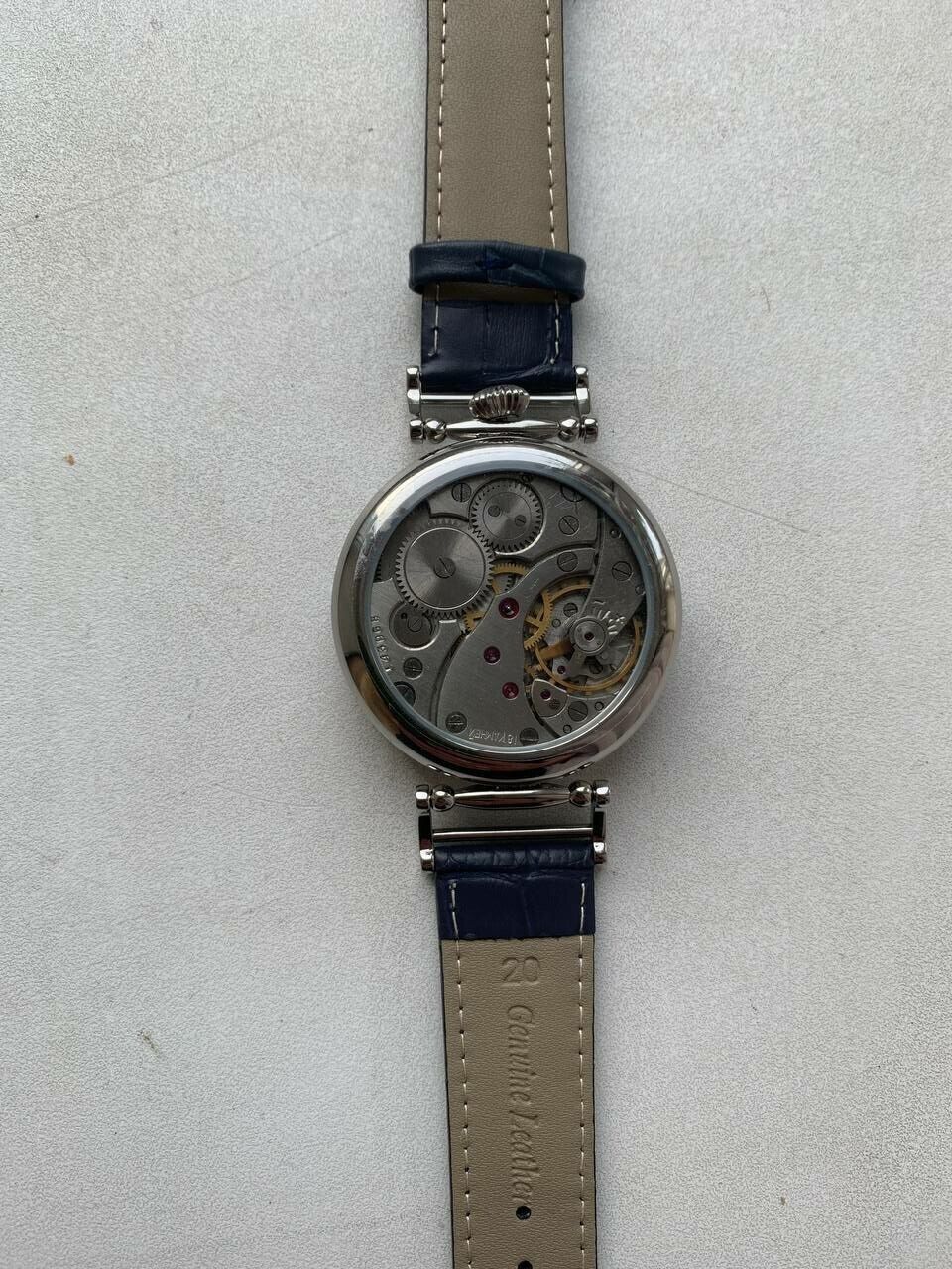 Vintage watch 18j USSR MARRIAGE Reading Rare dial Men's dresses MOLNIJA 3602