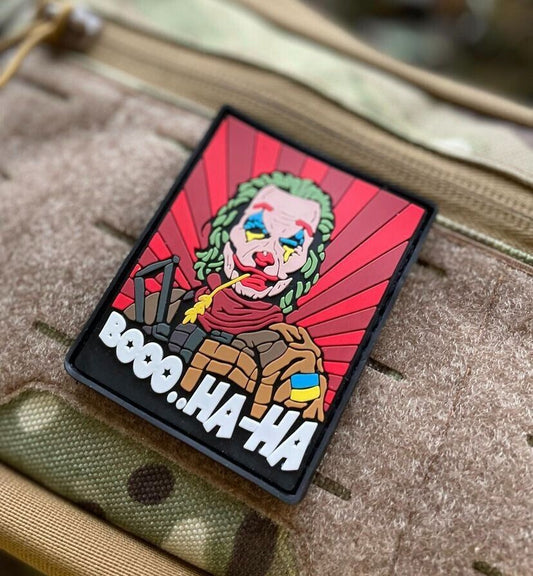 Ukraine Patch - BOOO..HA-HA  PVC Rubber