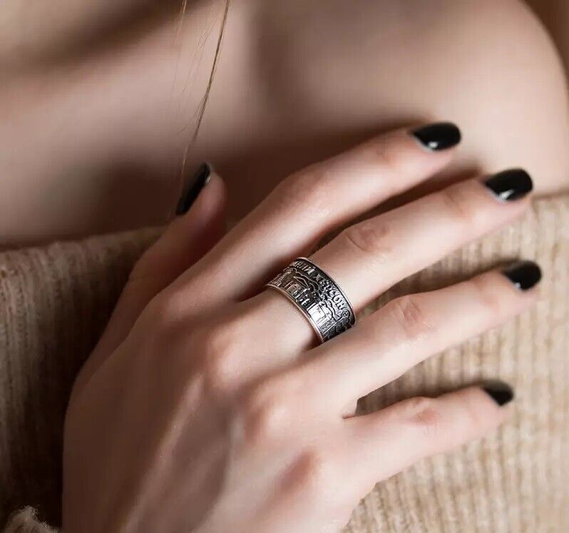 Silver 925 Ring - Ukrainian Kherson Unbreakable - Ukraine Jewelry Charm Херсон