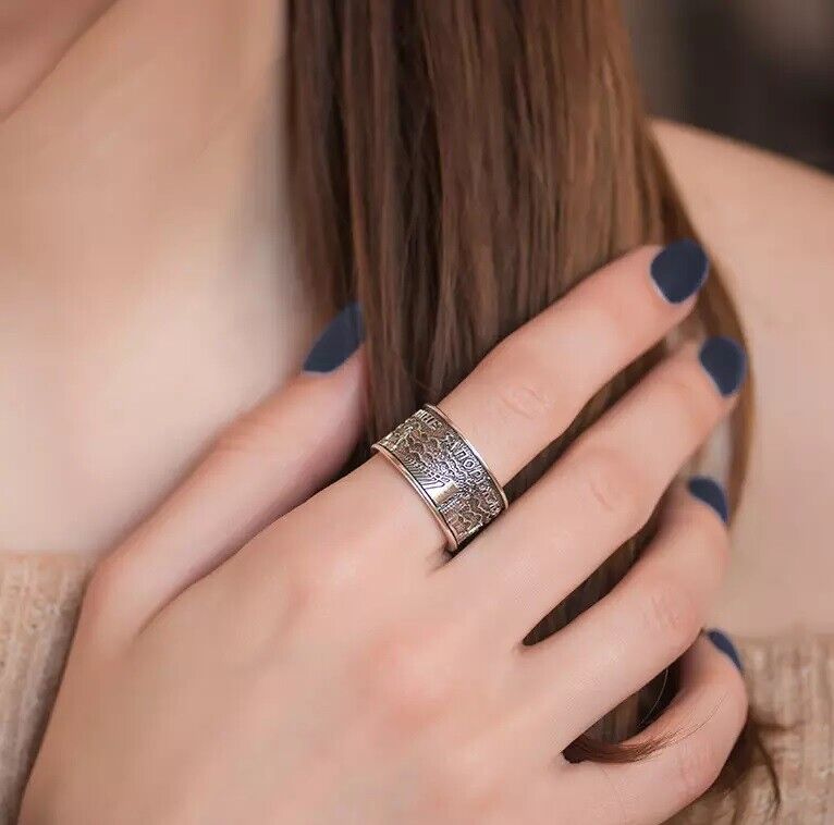 New Silver 925 Ring - Ukrainian Zaporizhia Unbreakable - Ukraine Jewelry Charm