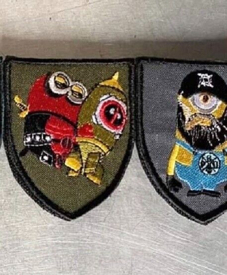 Lot of 2 - Ukraine Patch Minion - military Ukrainian