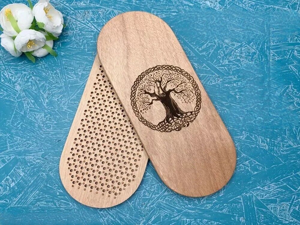 NEW Sadhu board Yoga Meditation Spiritual life - Copper Nails - 1cm Tree of life
