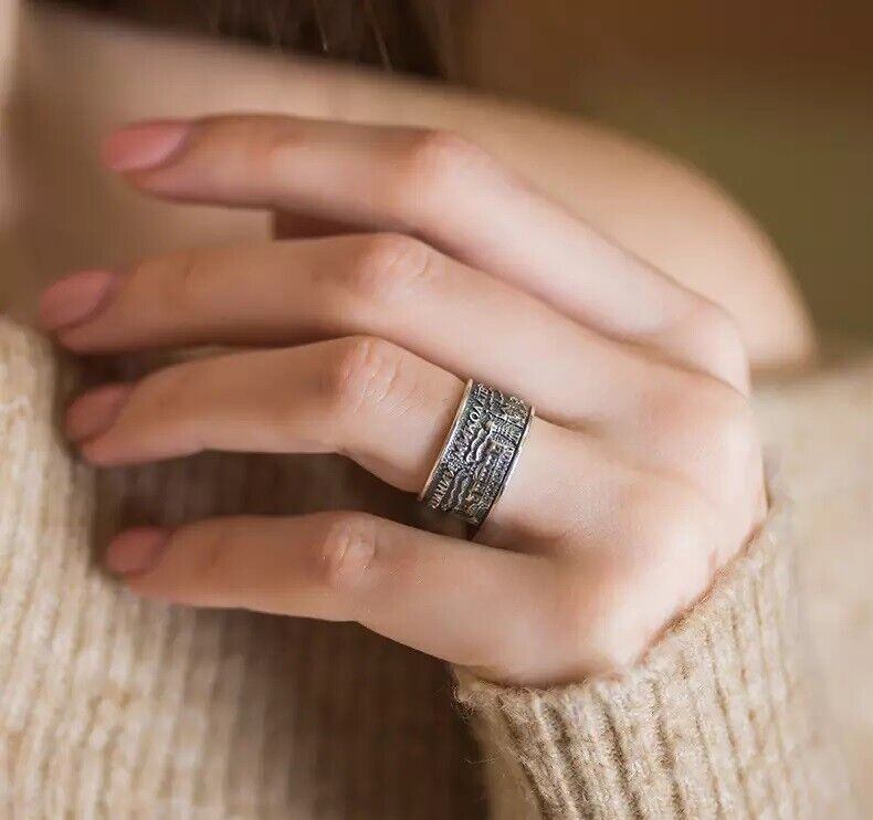 New Silver 925 Ring - Ukrainian Mykolaiv Unbreakable - Ukraine Jewelry Charm