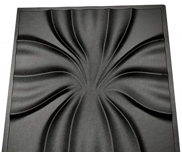 2pcs Panels Wall ABS Stone Art Plastic Mold Decor 3D Plaster Tile Form Design