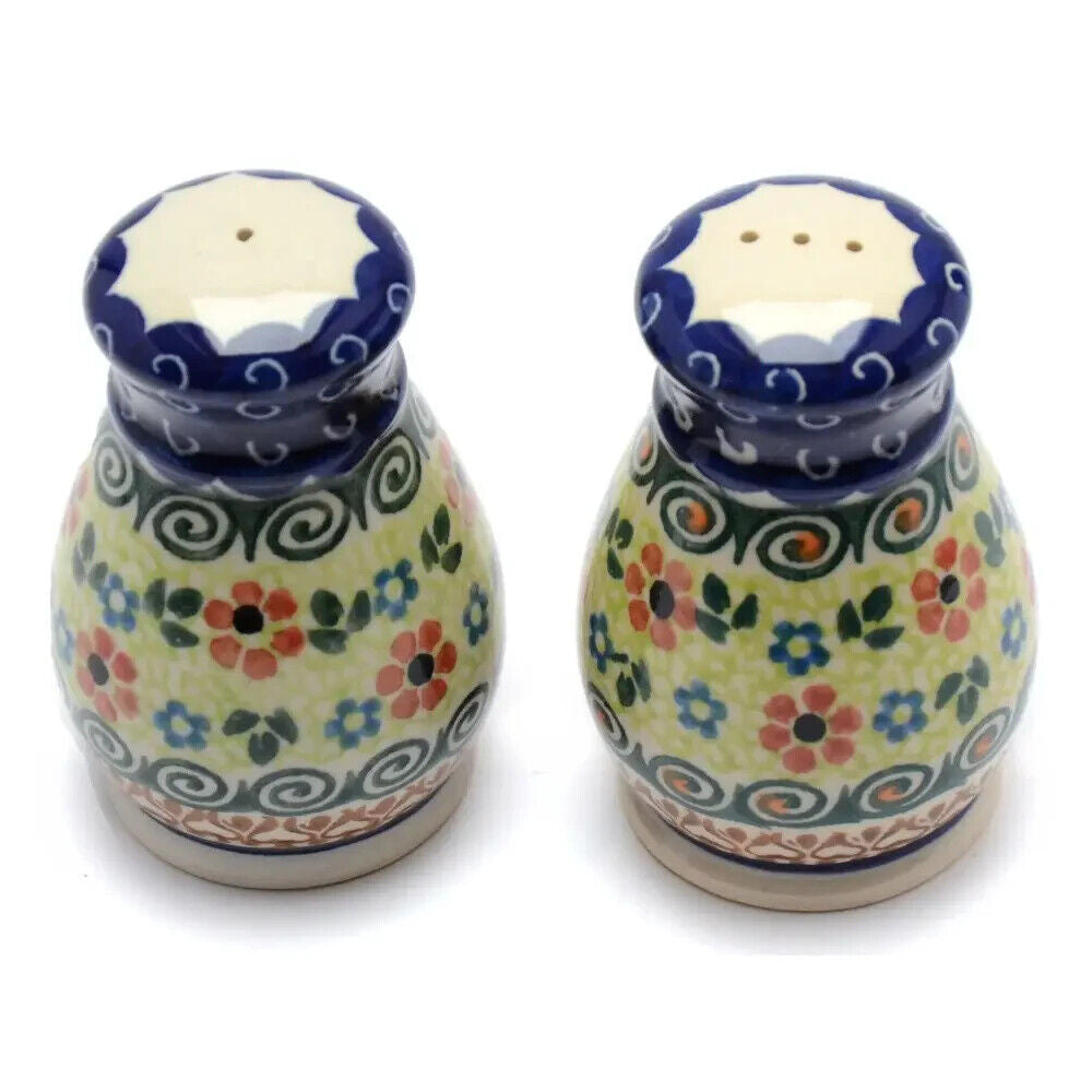 New Set Salt & Pepper Ceramic Ukraine House Gift Hand Painted Ukrainian Ornament
