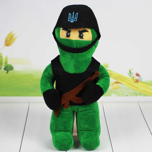 12" Soft Plushie Ukrainian Soldier Army Toy Support Ukraine War 2022 NEW 32cm