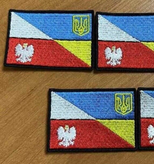 Ukraine Patch - Poland-Ukraine flag
