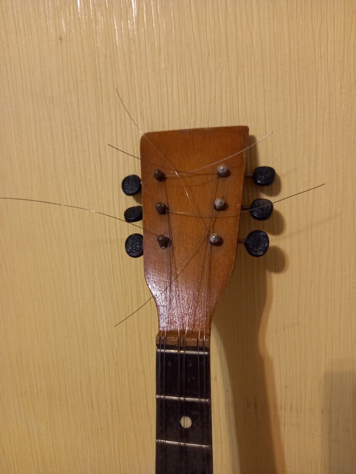 Balalayka Folk Instrument USSR Soviet Balalaika Hand Painted Vintage