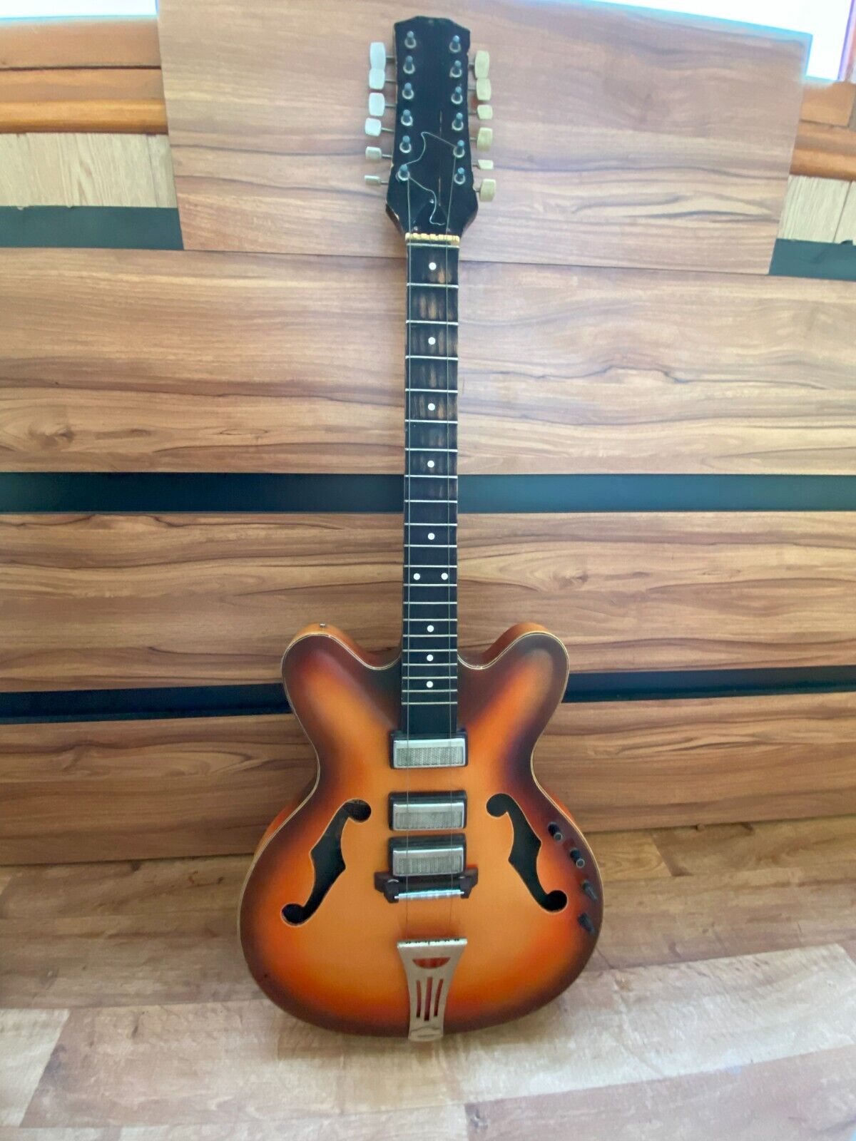 Mariya Electric Guitar 12 strings USSR Soviet Russian Vintage Rare
