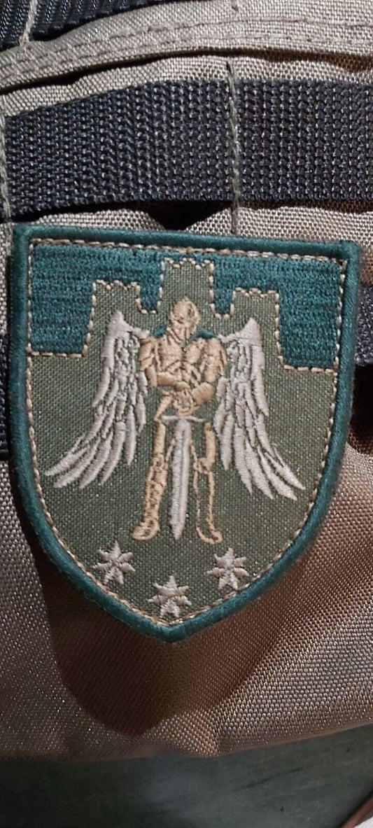 Ukraine Patch - Soldier with a sword angel