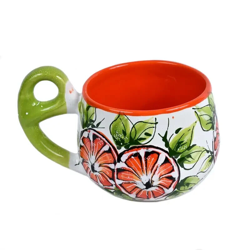 New Cup Ceramic Ukraine Hand Painted Ornament Flowers Ukrainian Decor Gift