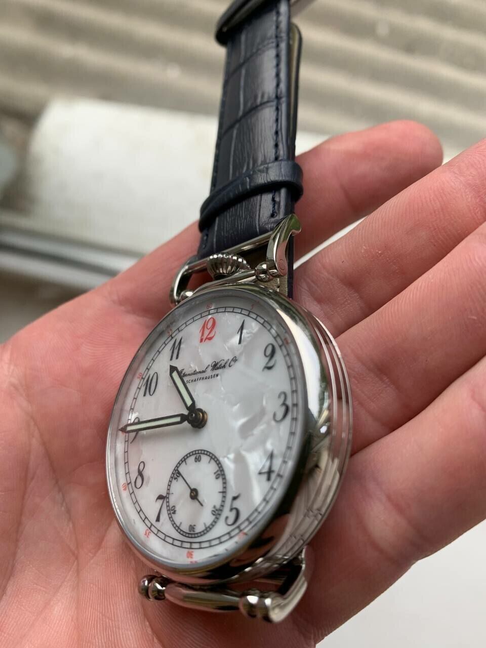 Vintage watch 18j USSR MARRIAGE Reading Rare dial Men's dresses MOLNIJA 3602
