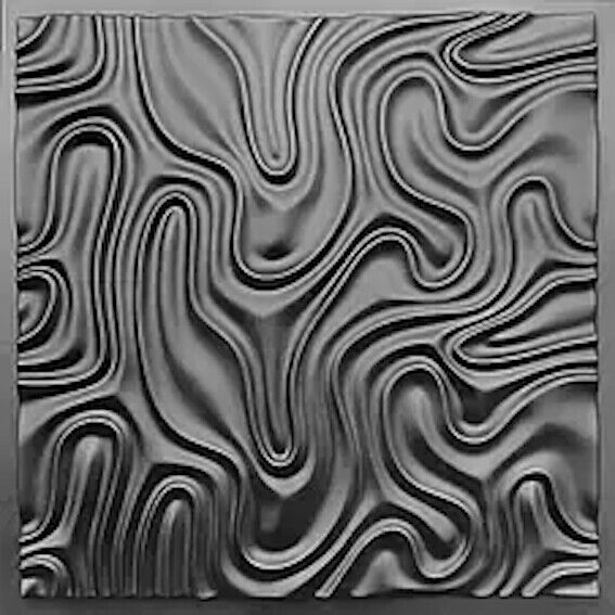 2pcs Panels Wall ABS Stone Art Plastic Mold Decor 3D Plaster Tile Form Design