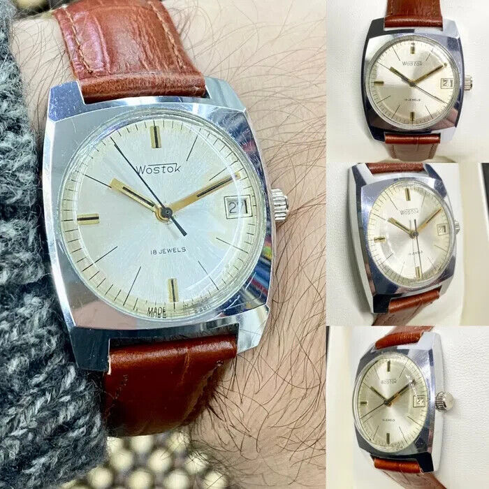 Wostok Men's Watch Vostok Wristwatch Mechanical USSR Soviet Vintage