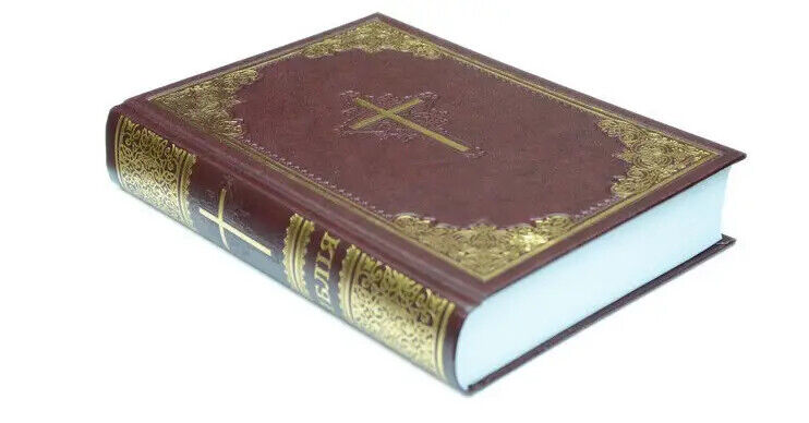Book in Ukrainian Біблія Bible New translation of R.Turkonyak NEW dark red cover