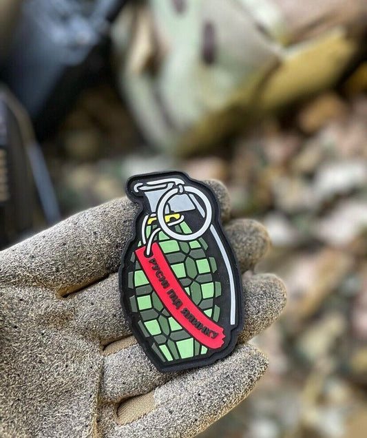 Ukraine Patch - A gift to Russians under the Christmas tree  PVC Rubber