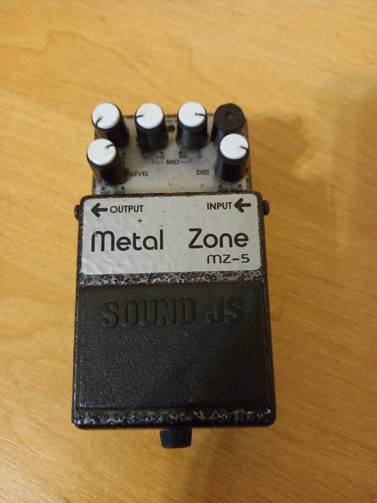 Sound JS MZ-5 Metal Zone Pedal USSR Soviet Vintage