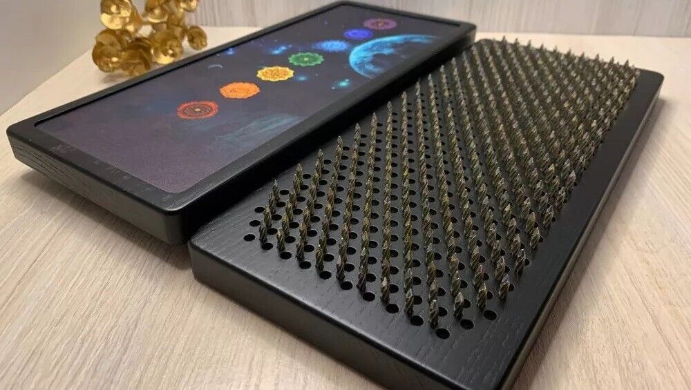 Premium Sadhu board Yoga Meditation Spiritual Chakras NAILS Natural Wood 2023
