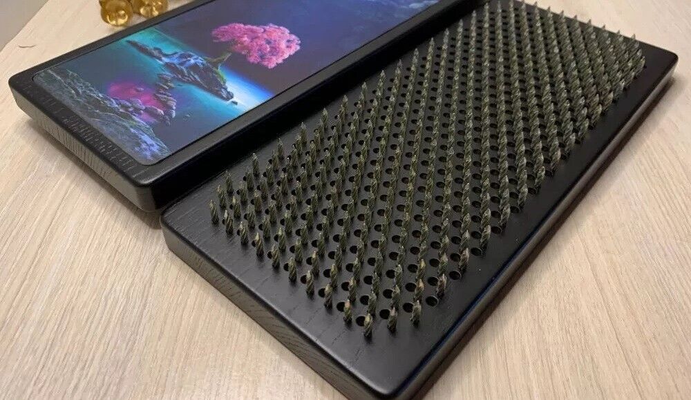 NEW Premium Sadhu board Yoga Meditation Spiritual Tree NAILS Natural Wood OAK