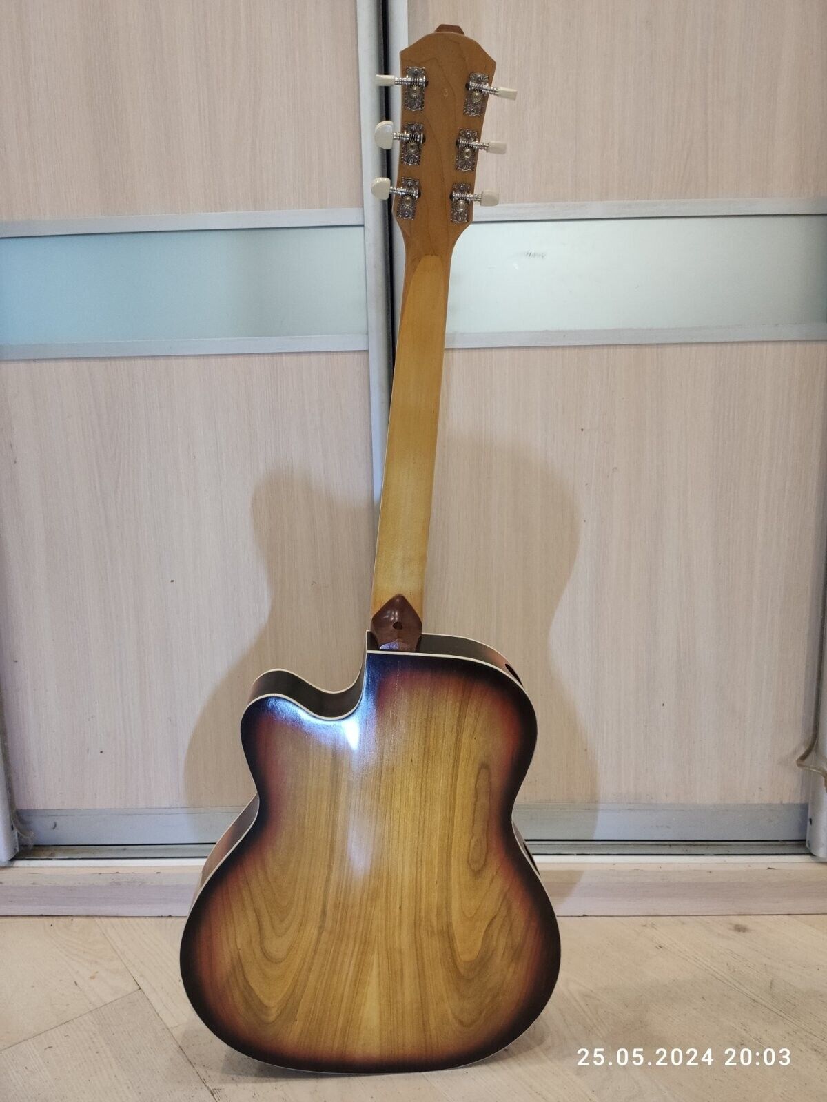 Solid Acoustic Electric Guitar Kalenichenko Ukrainian Master Archtop Handmade