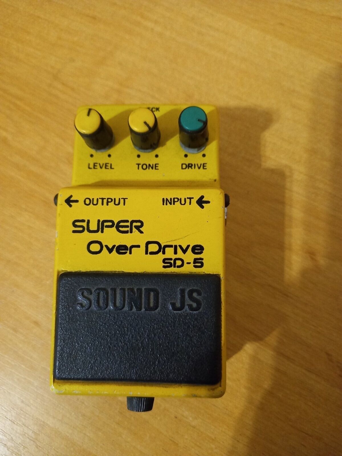 Sound JS SD-5 Super Overdrive Pedal Vintage and Rare