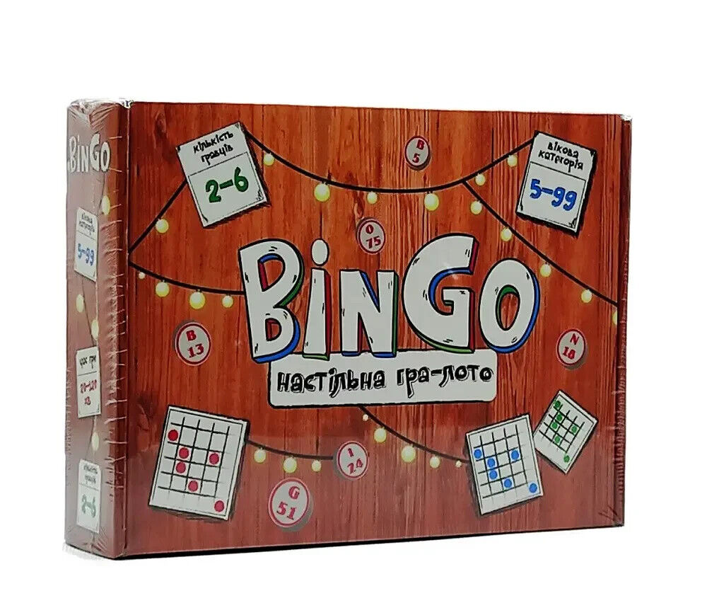 POPULAR BOARD GAME ”BINGO” Настільна гра ("БІНГО")