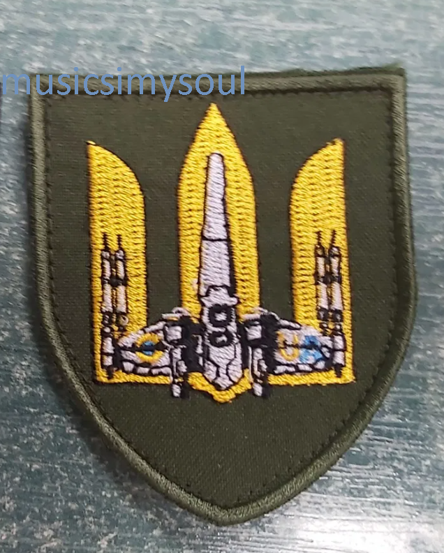 Ukraine Patch - trident with Bayrartar emblem on Zelensky's uniform President