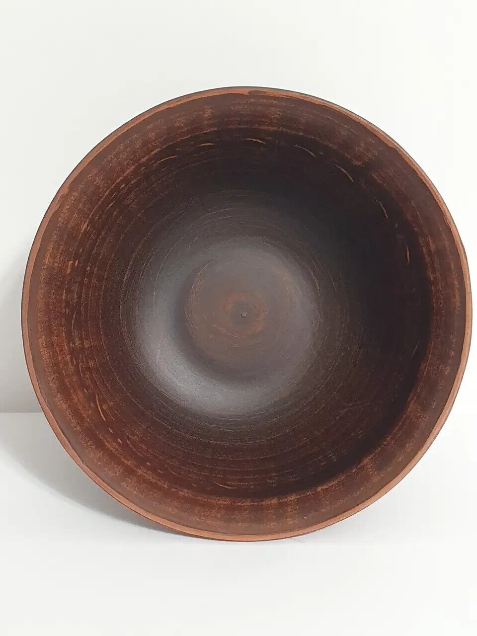 Сlay Bowl Red Clay Ceramic Tableware Ukrainian Ornament Decor 1L