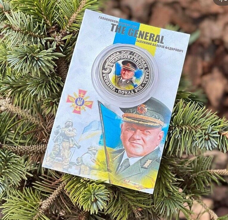 NEW Ukraine 2023 - Coin -General, Commander-in-Chief of the ZSU Zaluzhnyi Valery