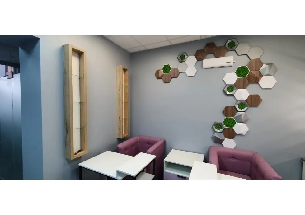 2pcs Panels Wall ABS Stone Art Plastic Mold Decor 3D Plaster Tile Form Design