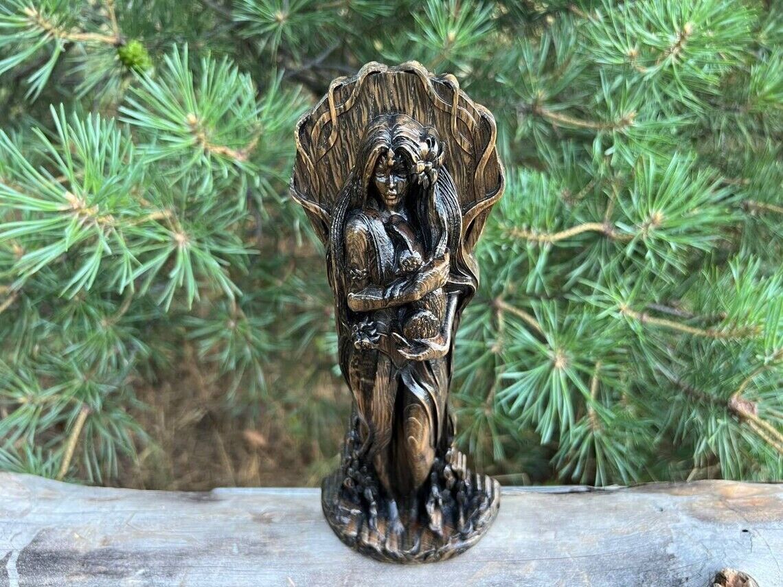 18" Ostara, Wiccan Goddess statue, Ancient Mythology wicca, altar, Nature, witch