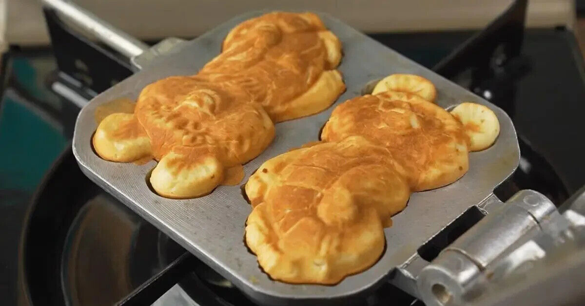 2 x Sweet Pastry Maker Russian Cookie Baker Mold Baking Form Oreshki Olympics Bear Cake