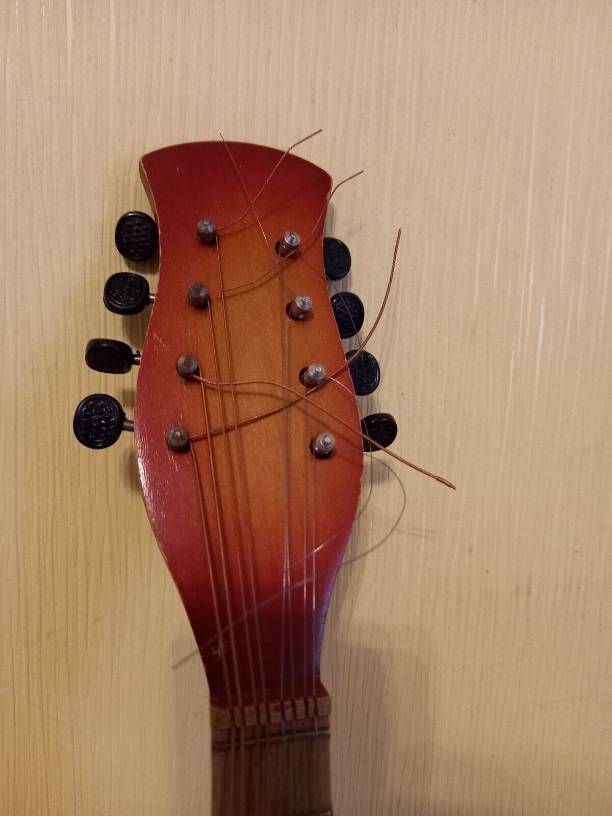 Mandolin Lviv Folk Instrument USSR Soviet Mandolina 8 String Vintage